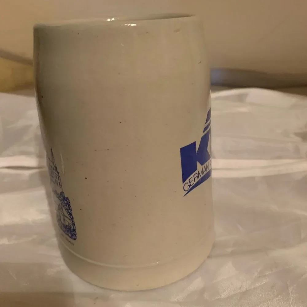 KD German Rhine Line Die Marksburg b. Braunschweig am Rhein .4 Liter Stein